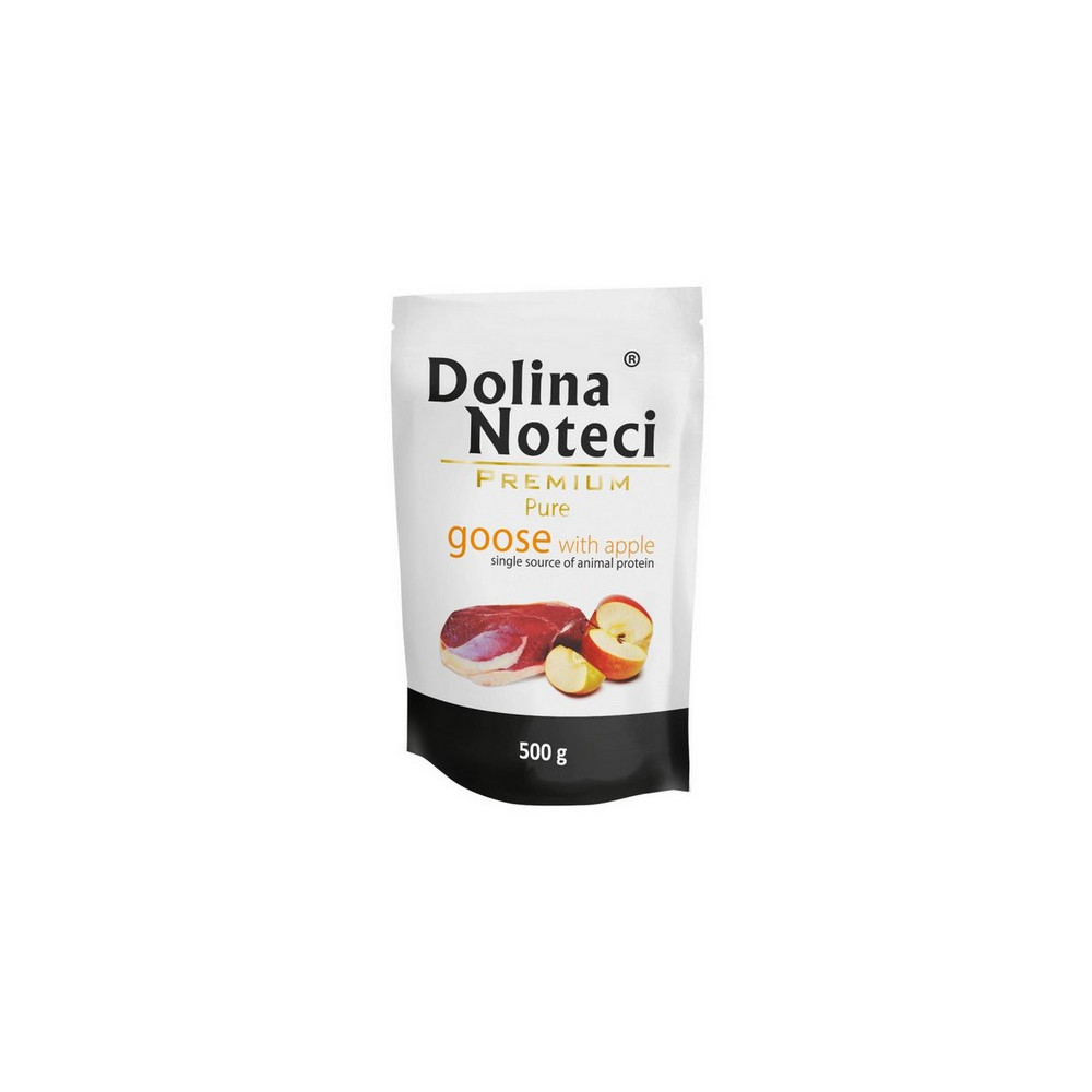 Dolina Noteci Premium Pies Pure Gęś i jabłko saszetka 500g