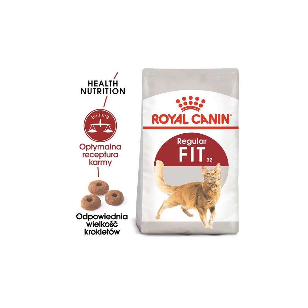 Royal Canin Fit karma sucha dla kotów dorosłych, wspierająca idealną kondycję 2kg