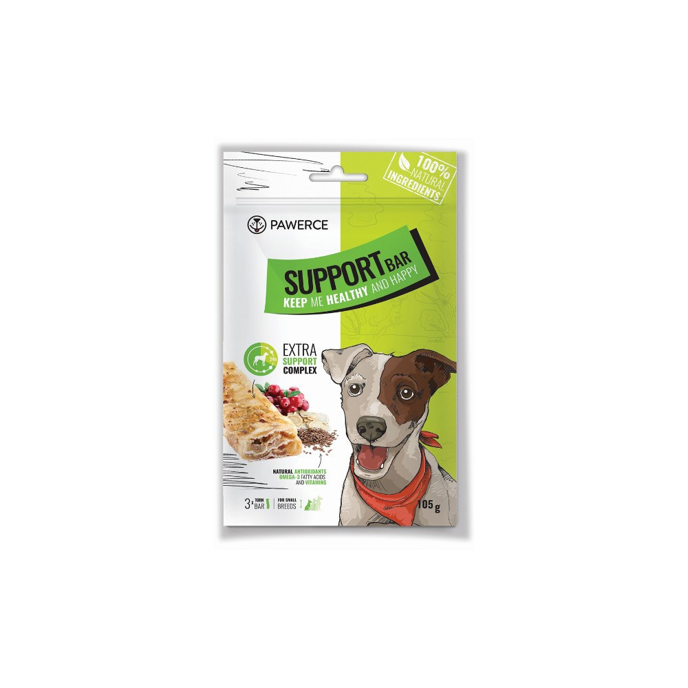 Pawerce Support Bar Small Breeds 3szt/op 105g/12cm