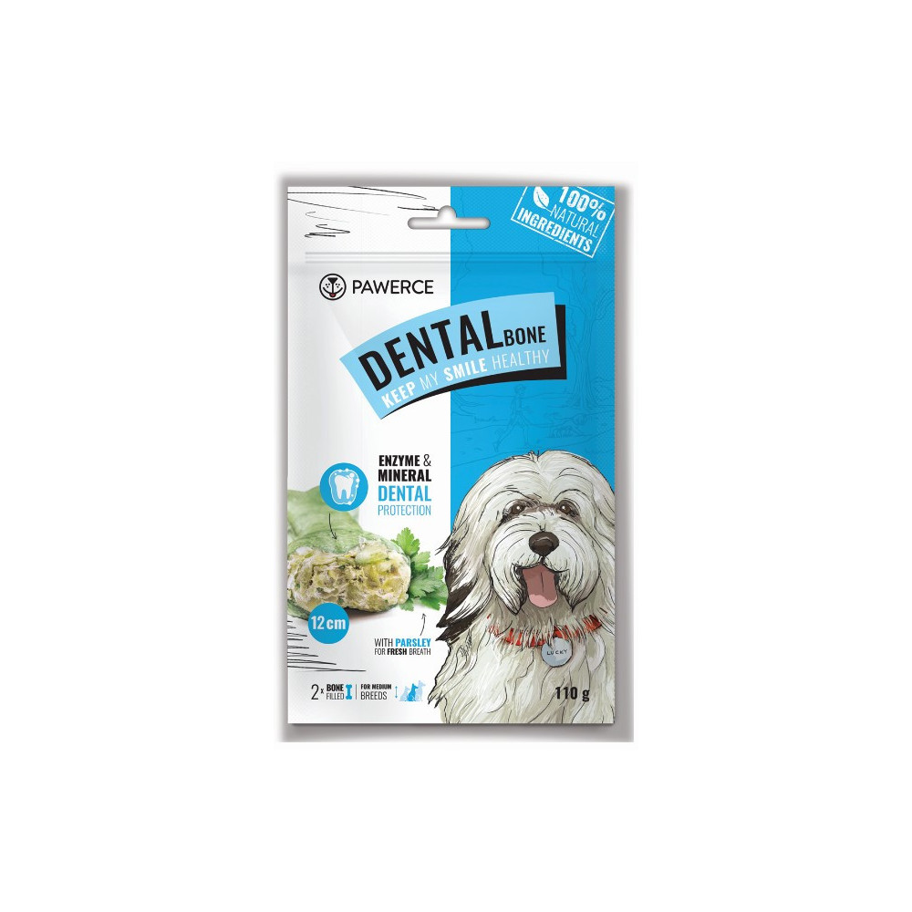 Pawerce Dental Bone Medium Breeds 2szt/op 110g/12cm