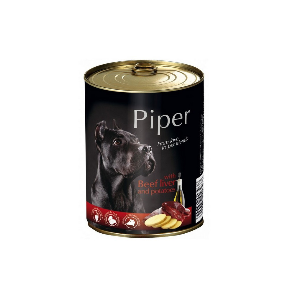Piper Pies Wątroba wołowa i ziemniaki puszka 800g
