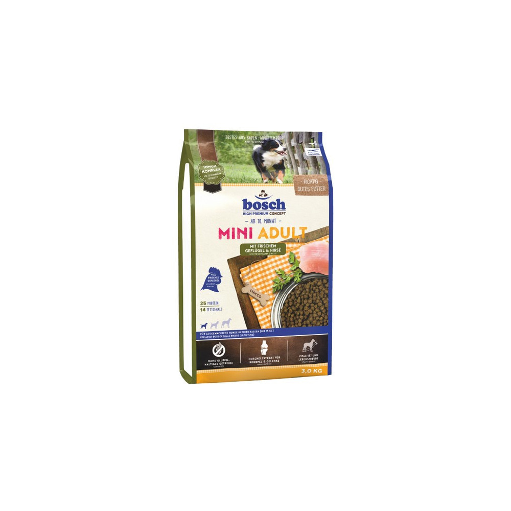 Bosch Mini Adult Geflugel & Hirse - Drób i proso 3kg
