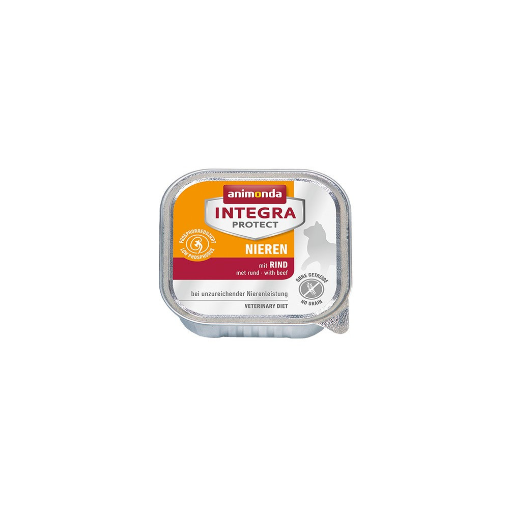 Animonda Integra Protect Nieren dla kota - z wołowiną tacka 100g
