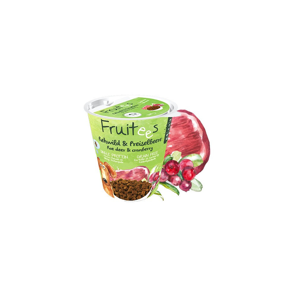 Bosch Fruitees Snack Sarna & Żurawina 200g