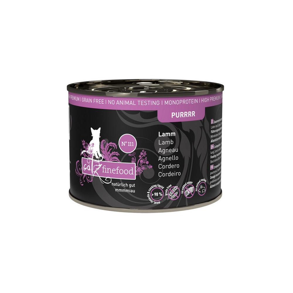 Catz Finefood Purrrr N.111 Jagnięcina puszka 200g