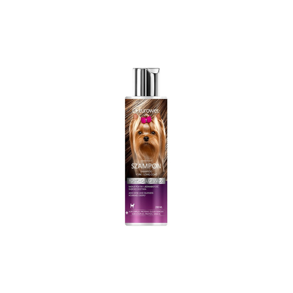 Eurowet Szampon dla yorków - długi włos 200ml