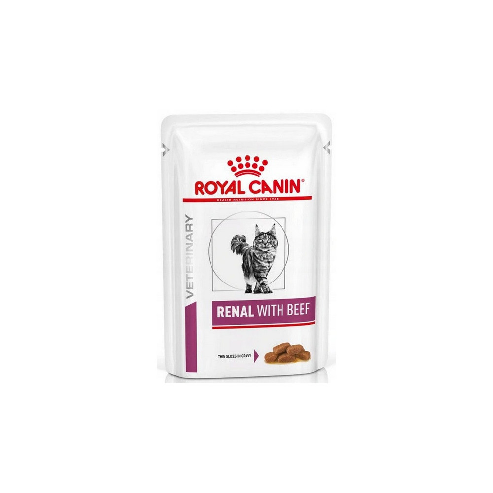 Royal Canin Veterinary Diet Feline Renal Wołowina saszetka 85g