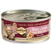 Carnilove Cat Salmon & Turkey for Kittens - łosoś i indyk puszka 100g