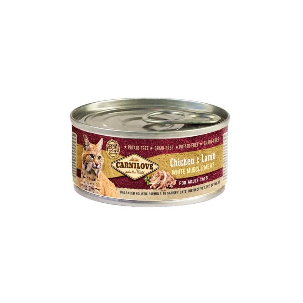 Carnilove Cat Chicken & Lamb - kurczak i jagnięcina puszka 100g