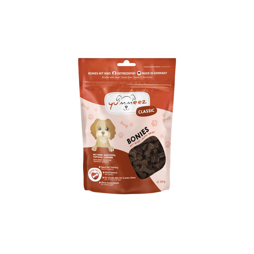 Yummeez bezzbożowe Kosteczki Wołowina 175g