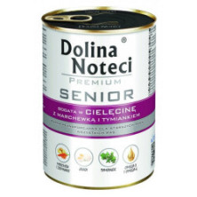 Dolina Noteci Premium Pies Senior Cielęcina puszka 400g