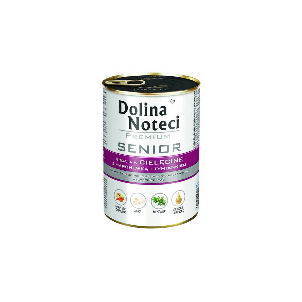 Dolina Noteci Premium Pies Senior Cielęcina puszka 400g