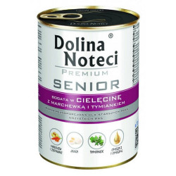 Dolina Noteci Premium Pies Senior Cielęcina puszka 400g