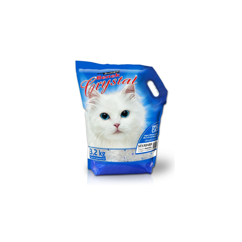 Super Benek Crystal Silikonowy 7,6 L / 3,2 kg
