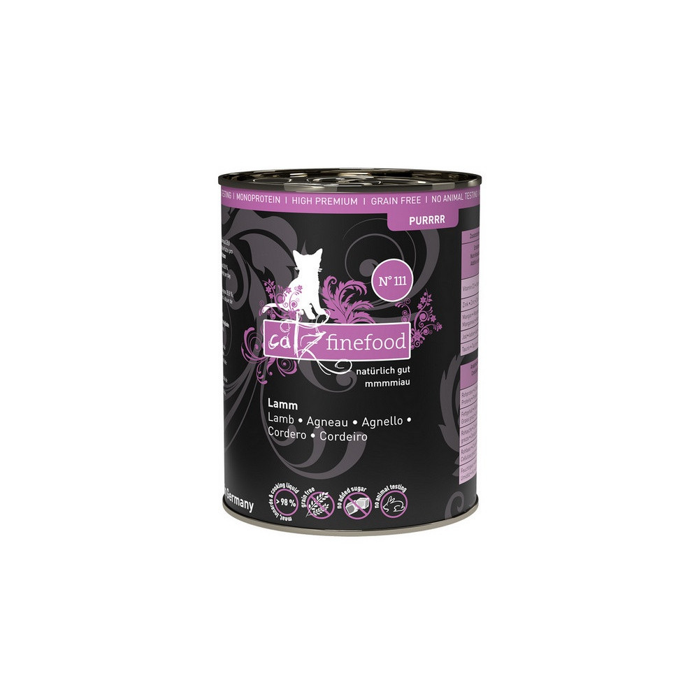 Catz Finefood Purrrr N.111 Jagnięcina puszka 400g