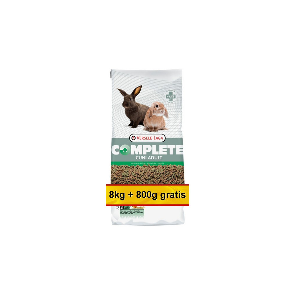 Versele-Laga Cuni Complete pokarm dla królika 8kg + 800g gratis