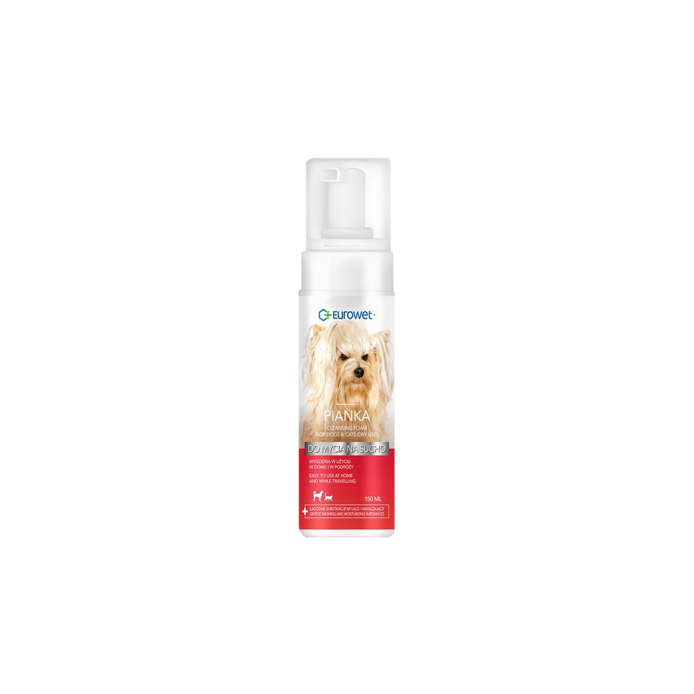 Eurowet Szampon do mycia na sucho - pianka 150ml