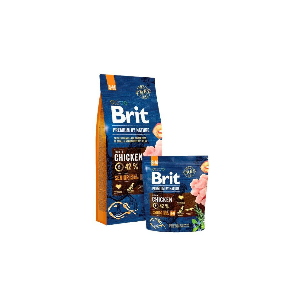 Brit Premium By Nature Senior S+M Small + Medium 3kg