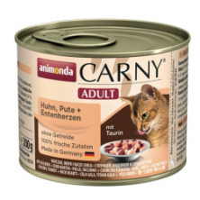 Animonda Carny Adult Kurczak, Indyk + Kacze serca puszka 200g