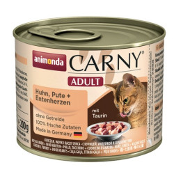 Animonda Carny Adult Kurczak, Indyk + Kacze serca puszka 200g