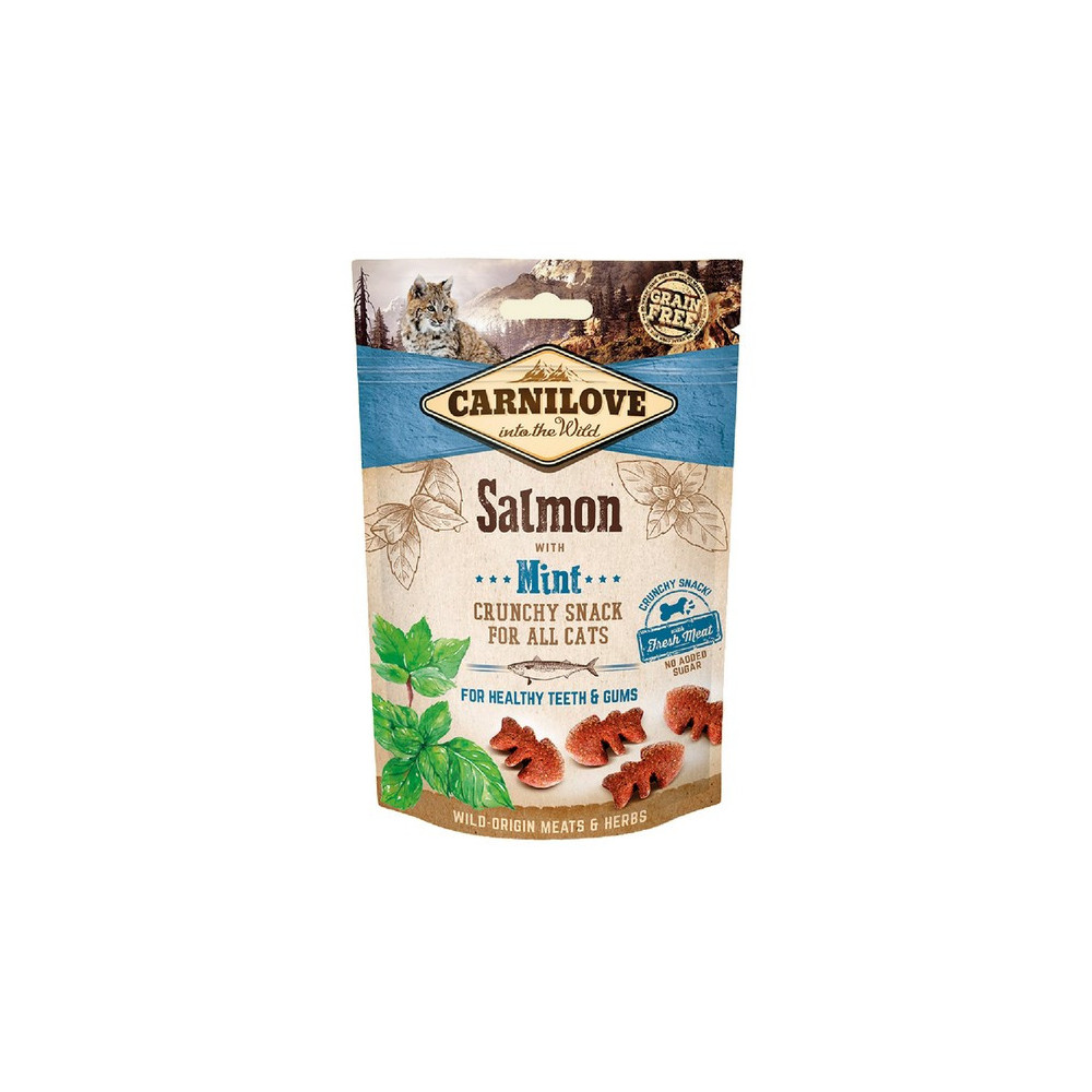 Carnilove Cat Snack Fresh Crunchy Salmon+Mint 50g