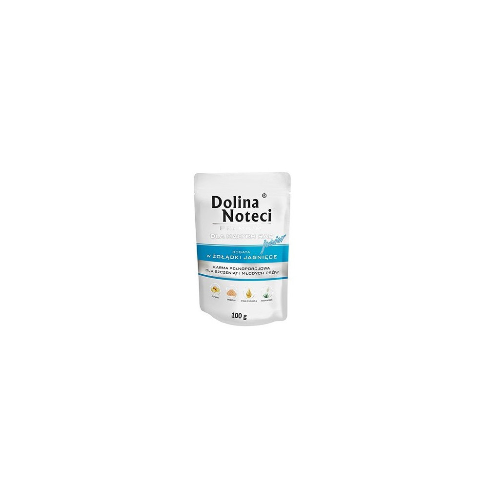 Dolina Noteci Premium Pies Junior Żołądki jagnięce saszetka 100g