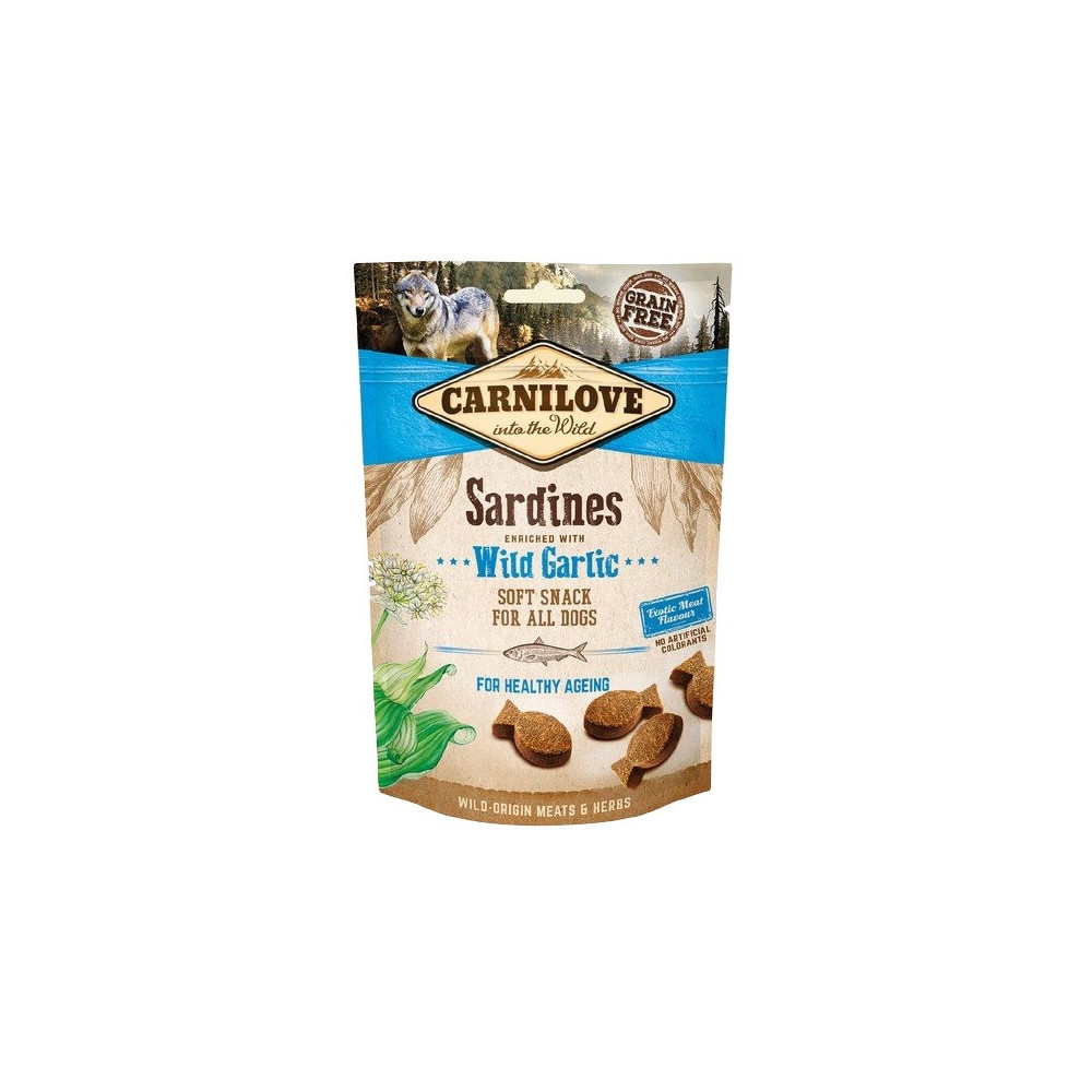 Carnilove Dog Snack Fresh Soft Sardines+Wild Garlic 200g