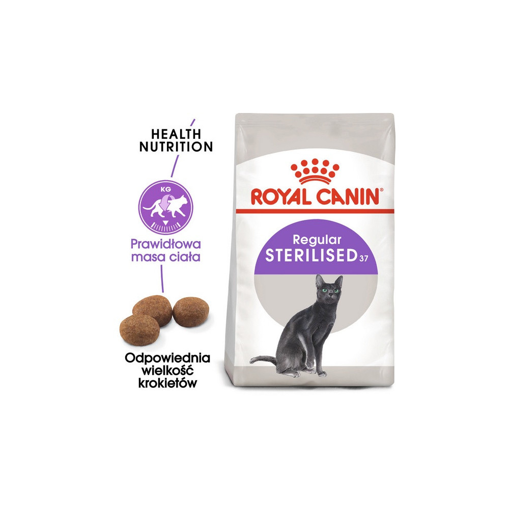 Royal Canin Sterilised karma sucha dla kotów dorosłych, sterylizowanych 10kg