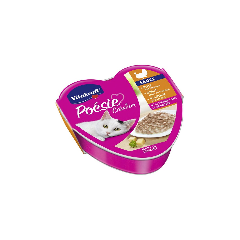 Vitakraft Poesie sos indyk z serem tacka 85g