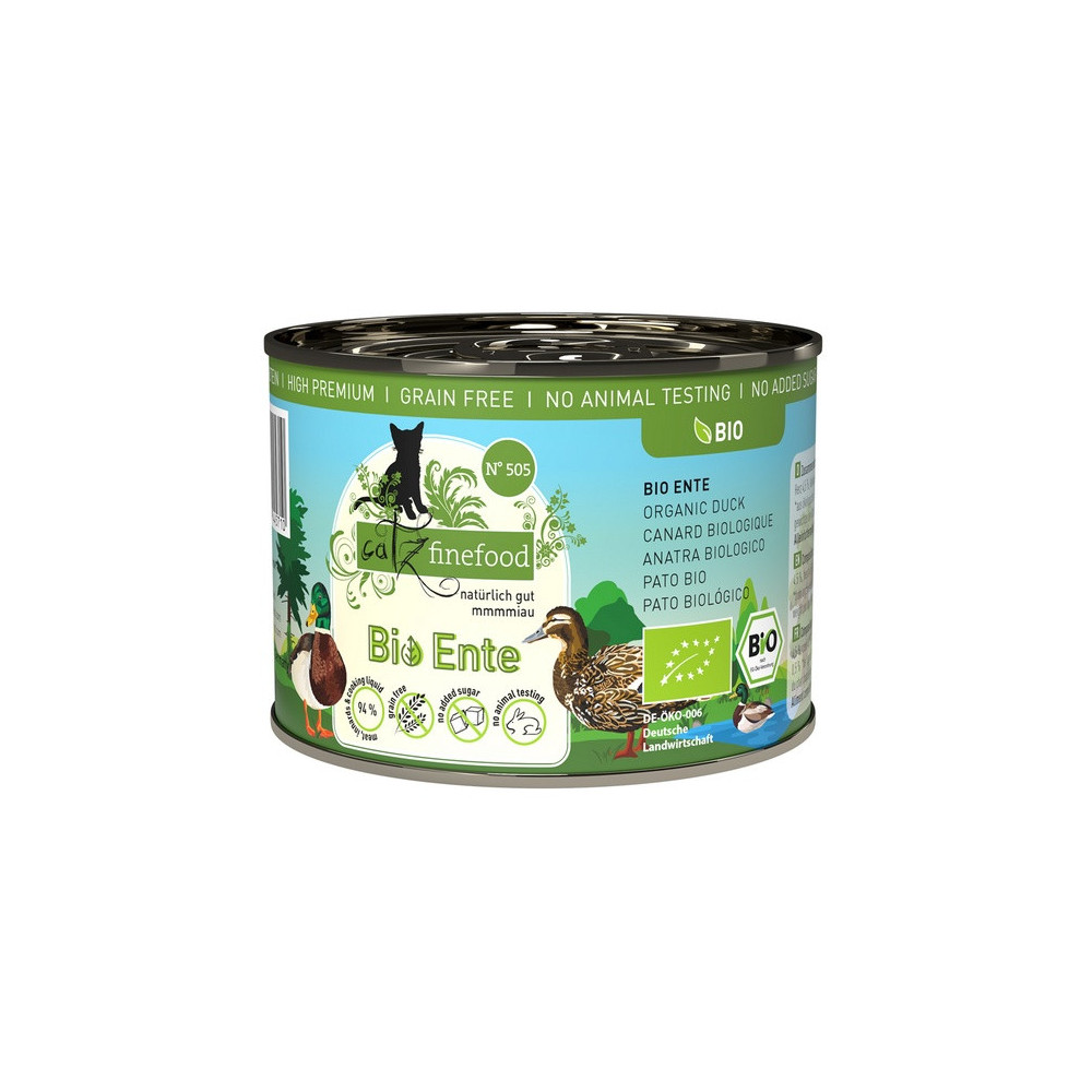 Catz Finefood Bio N.505 Kaczka puszka 200g