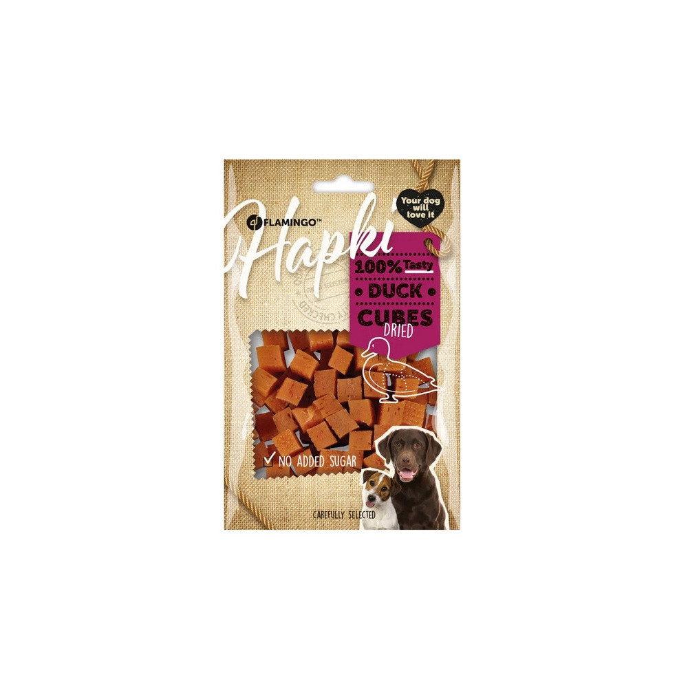 Flamingo Przysmak dla psa Kostki z kaczki 85g