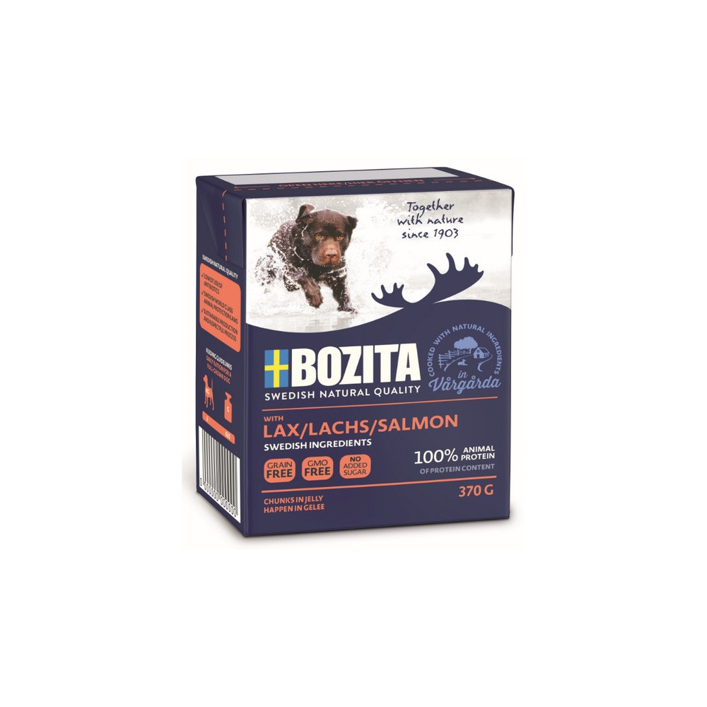 Bozita Dog Tetra Recart z łososiem w galaretce kartonik 370g