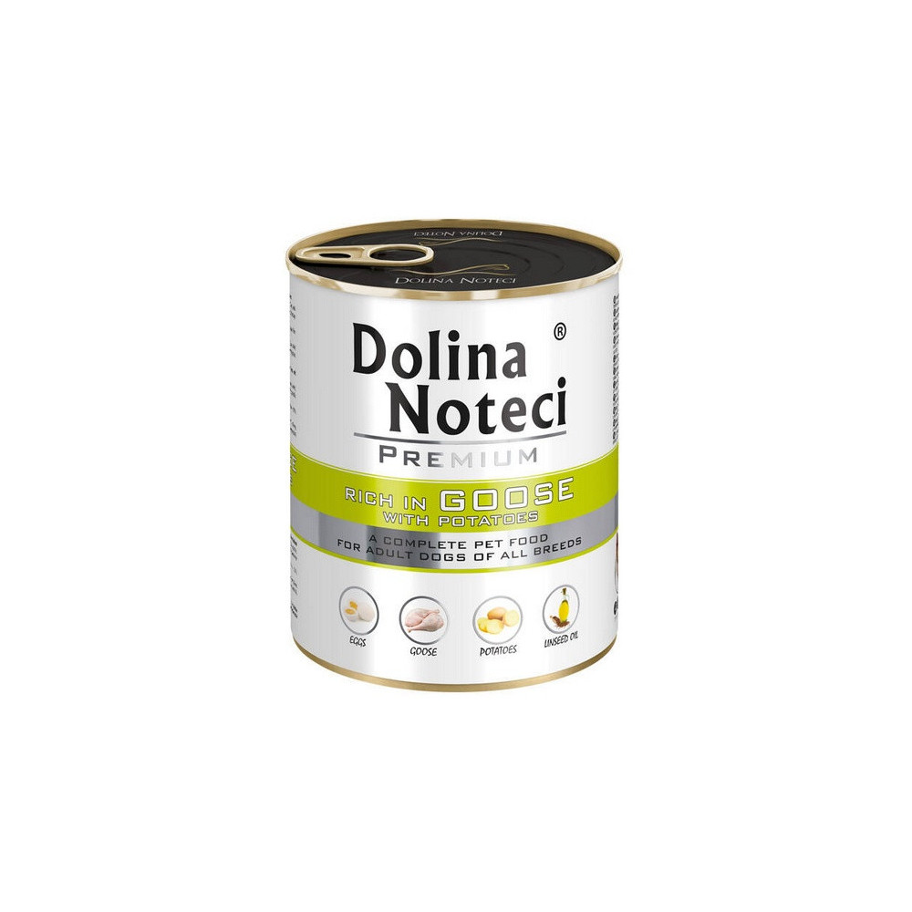 Dolina Noteci Premium Pies Gęś i ziemniaki puszka 800g
