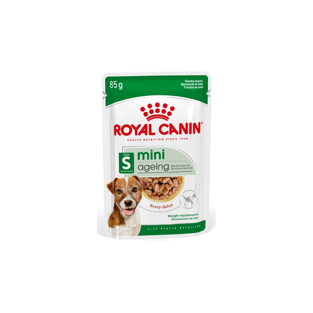 Royal Canin Mini Ageing karma mokra w sosie dla psów dojrzałych po 8 roku życia, ras małych saszetka 85g