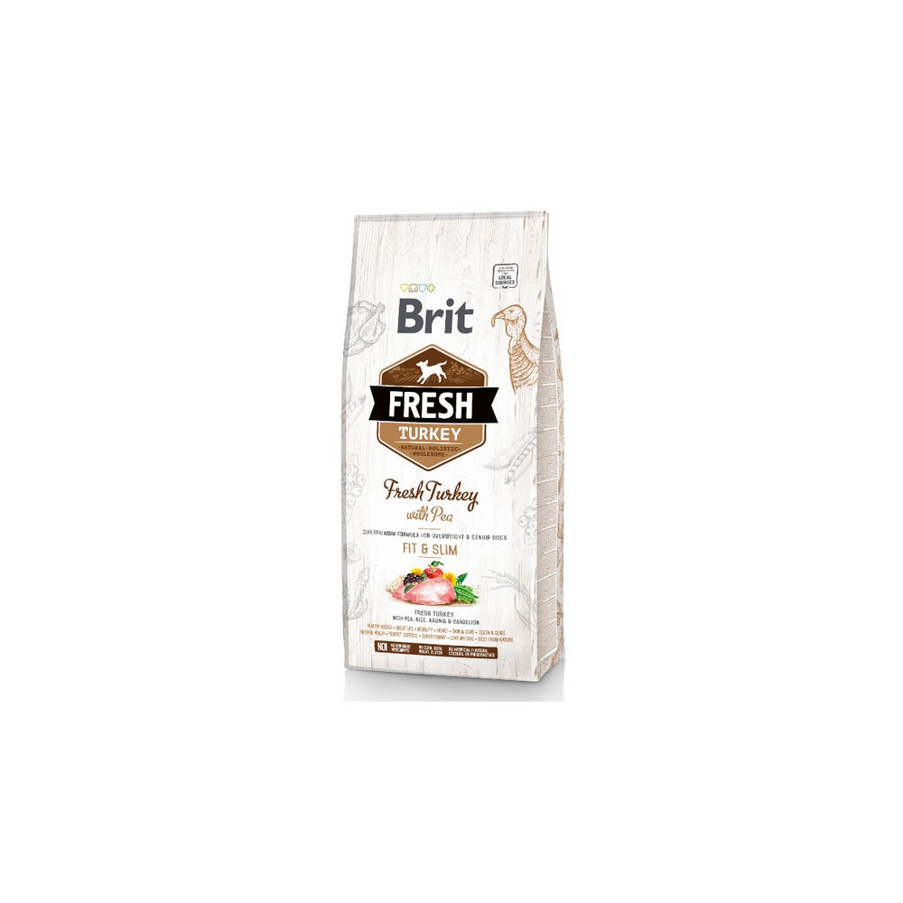 Brit Fresh Dog Adult Light Turkey & Pea 12kg