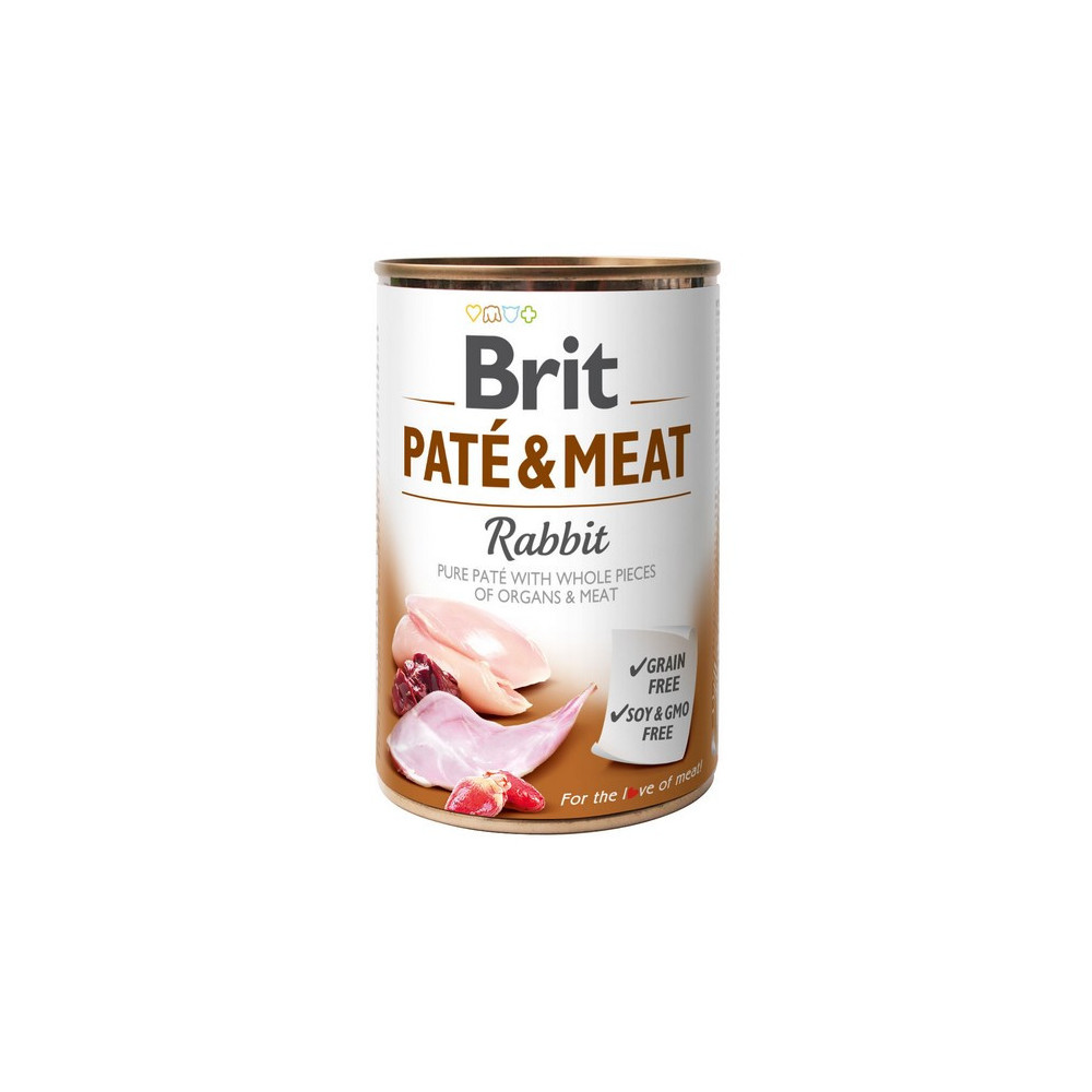 Brit Pate & Meat Dog Rabbit puszka 400g
