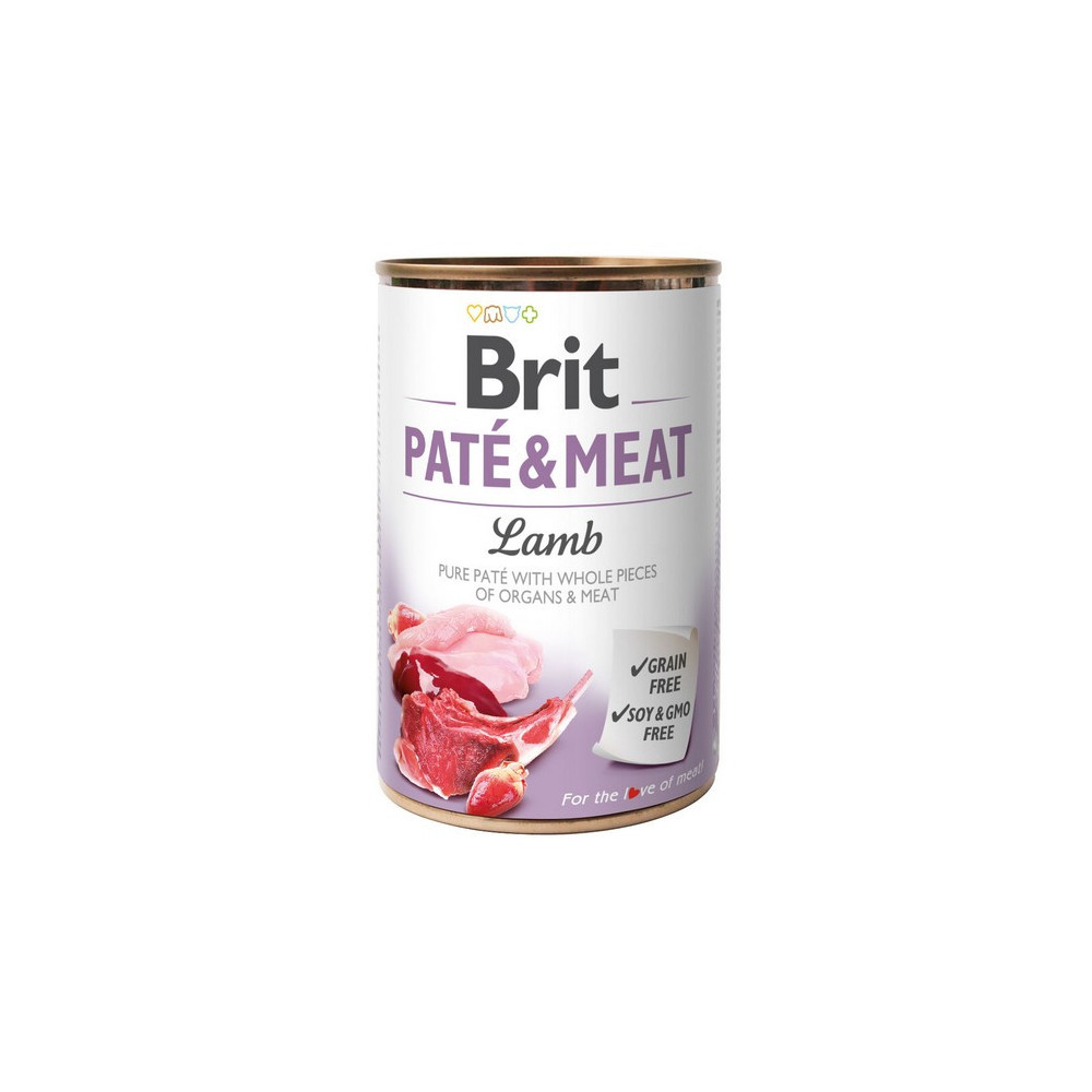 Brit Pate & Meat Dog Lamb puszka 400g