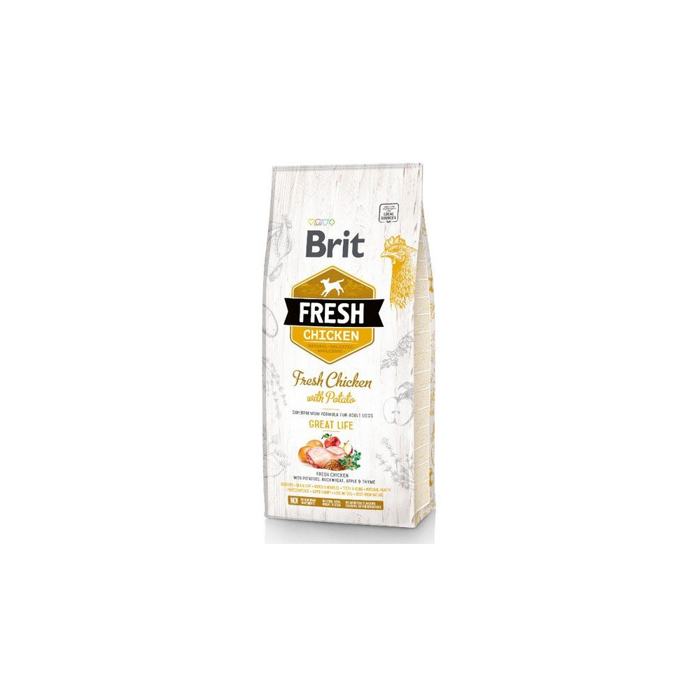 Brit Fresh Dog Adult Chicken & Potato 2,5kg