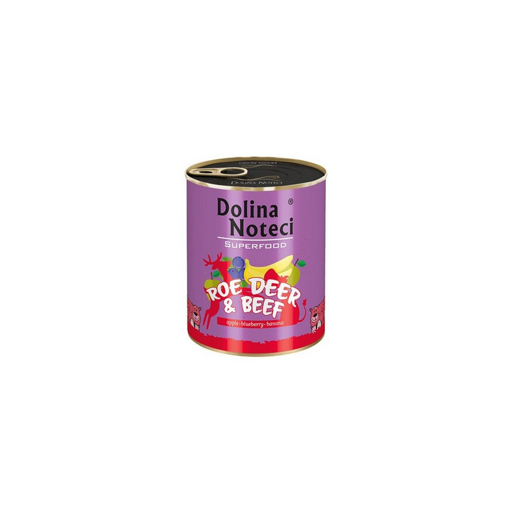 Dolina Noteci Superfood Pies Sarna i wołowina puszka 800g