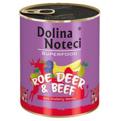 Dolina Noteci Superfood Pies Sarna i wołowina puszka 800g