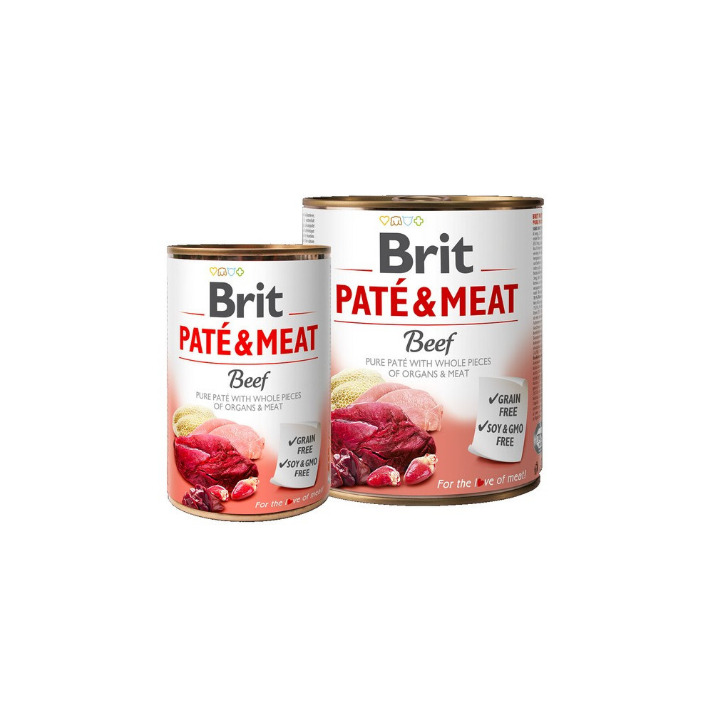 Brit Pate & Meat Dog Beef puszka 800g