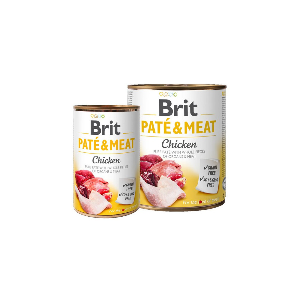 Brit Pate & Meat Dog Chicken puszka 800g