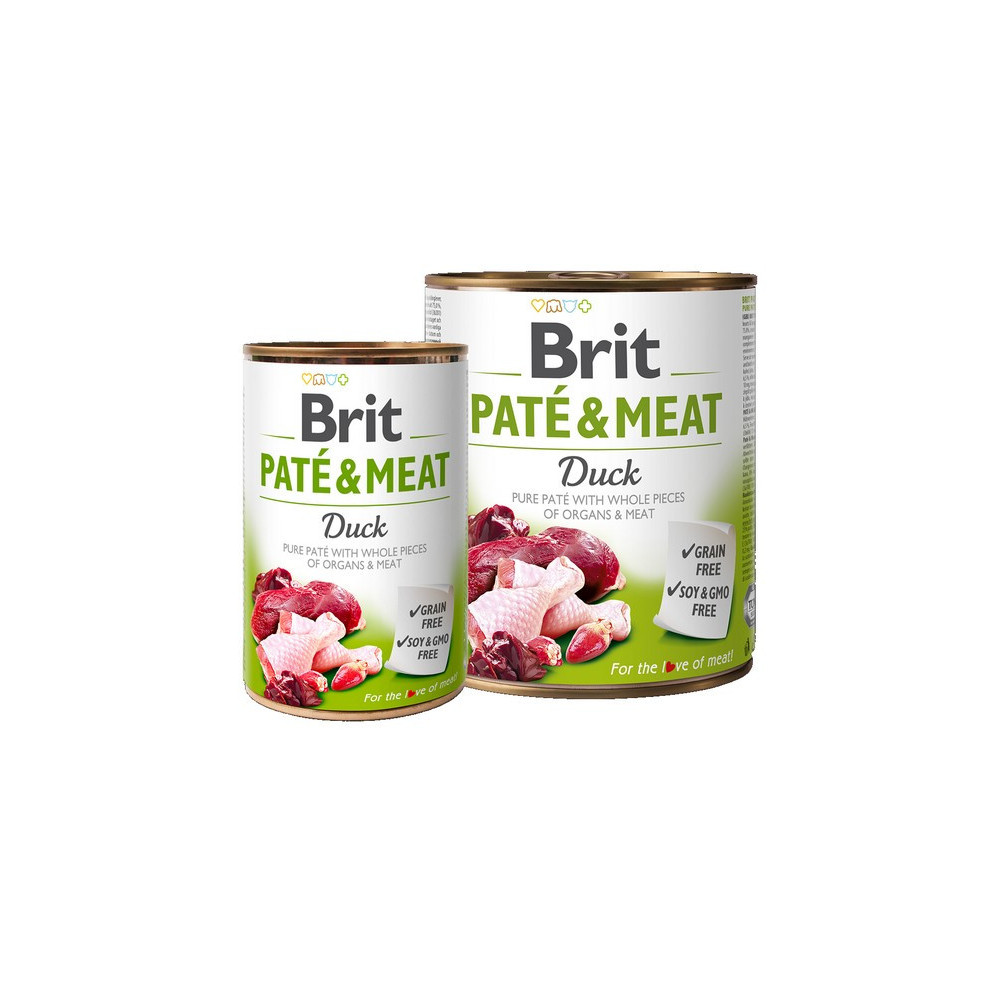 Brit Pate & Meat Dog Duck puszka 800g