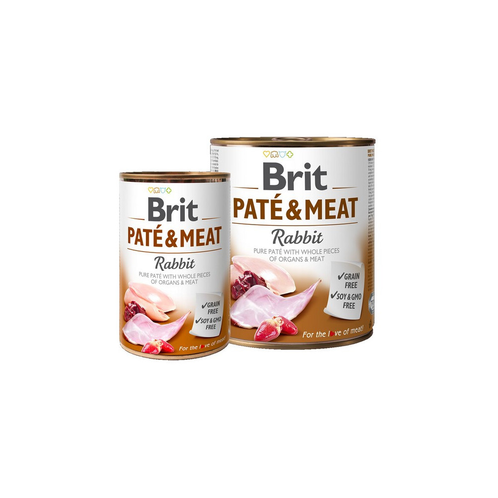 Brit Pate & Meat Dog Rabbit puszka 800g