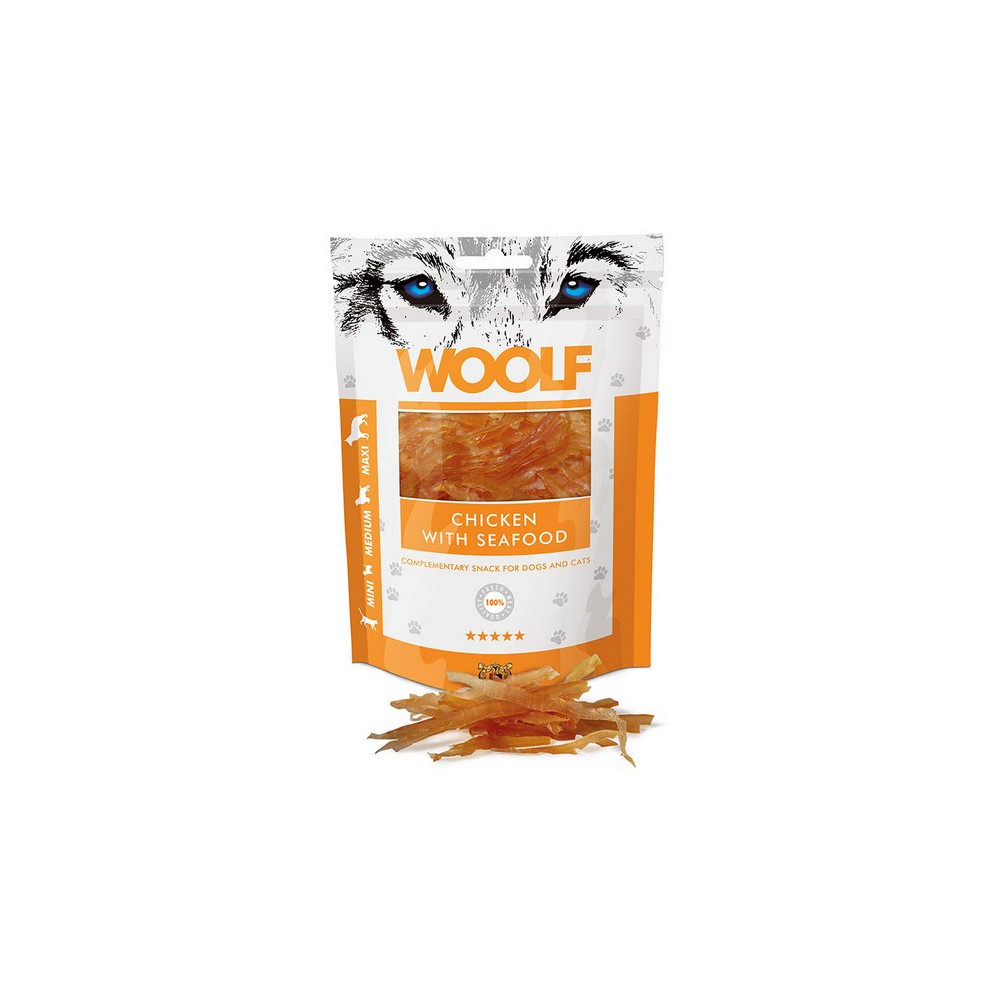 Woolf Chicken With Seafood 100g