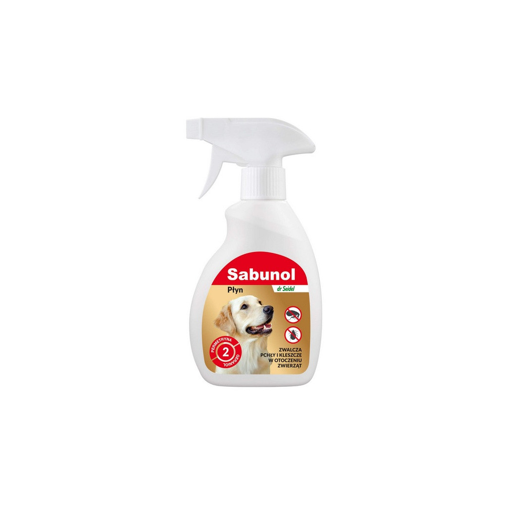 Sabunol Płyn do zwalczania pcheł w otoczeniu zwierząt 250ml