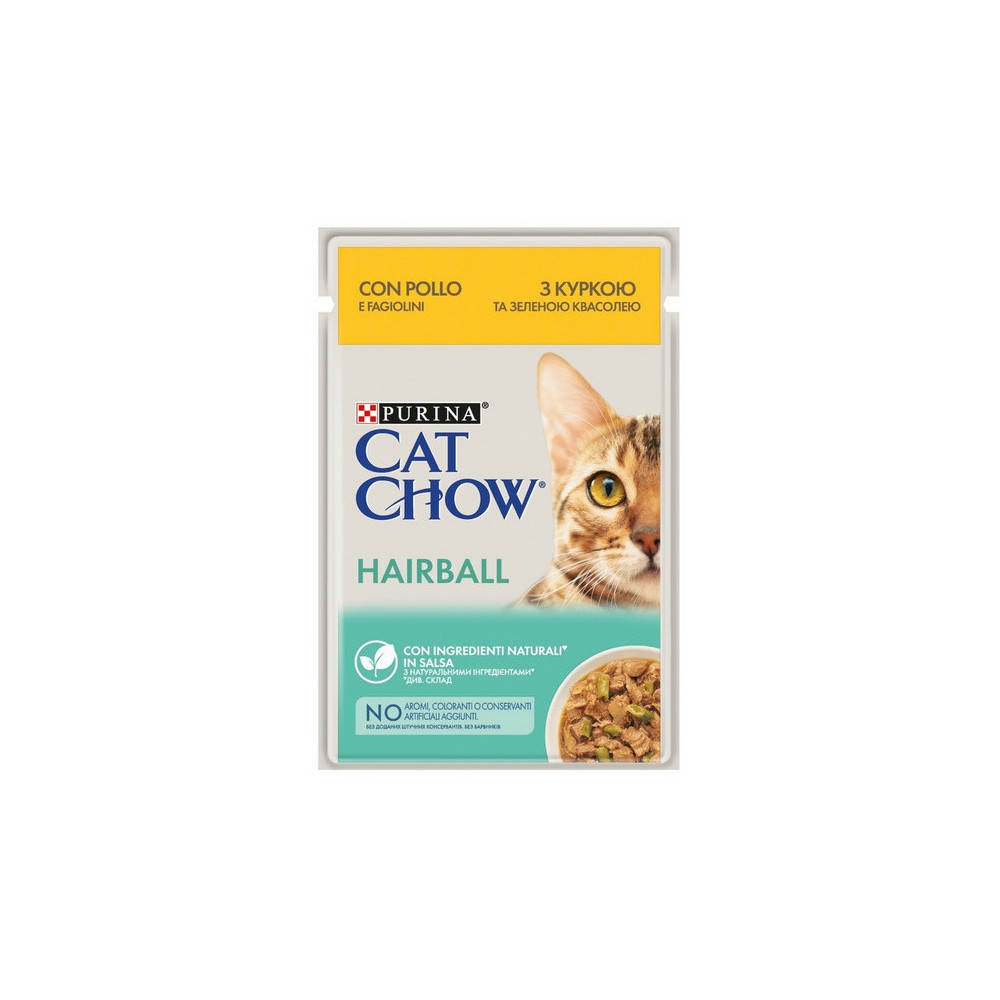 Purina Cat Chow Hairball Kurczak saszetka 85g