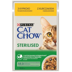 Purina Cat Chow Sterilised Kurczak saszetka 85g