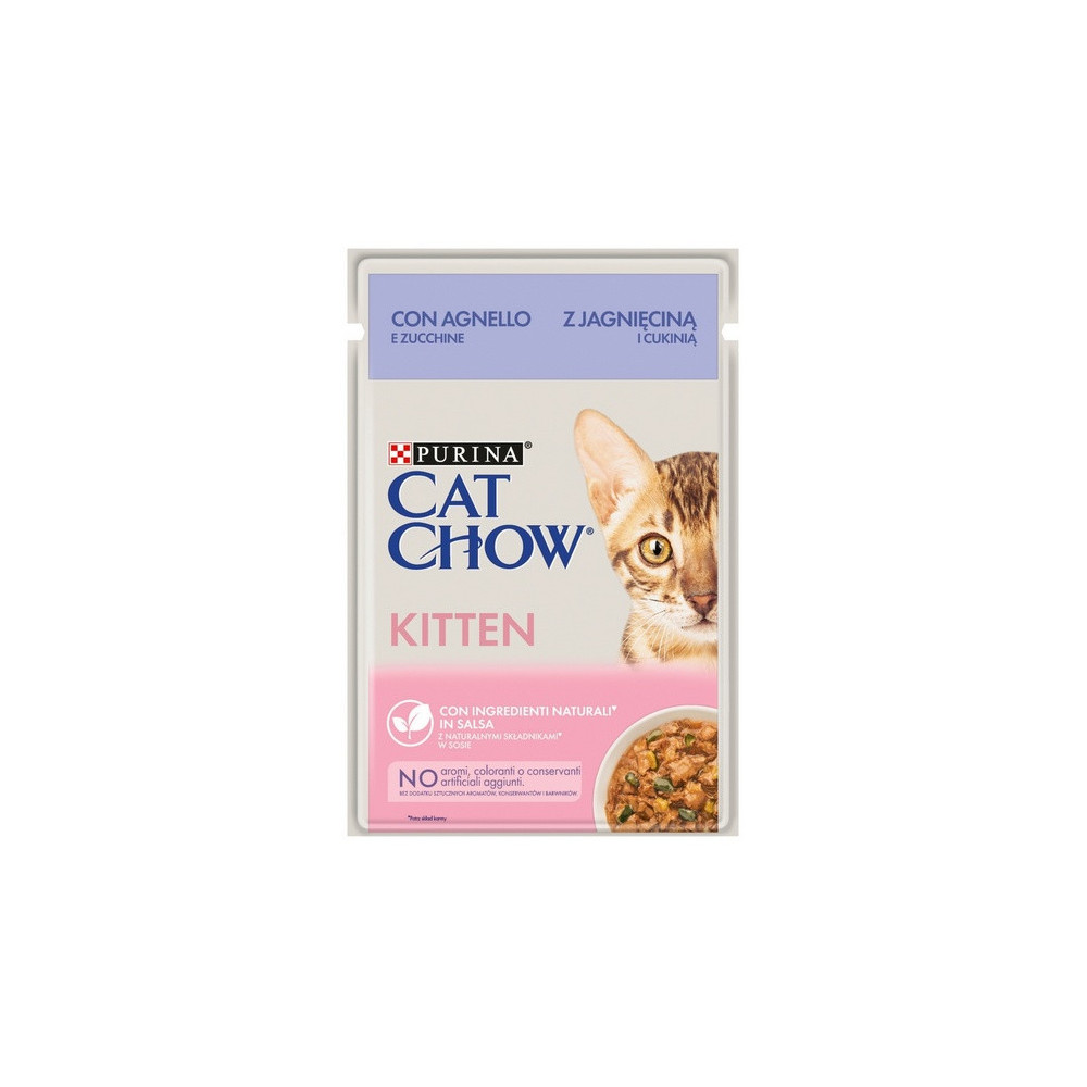 Purina Cat Chow Kitten Jagnięcina saszetka 85g