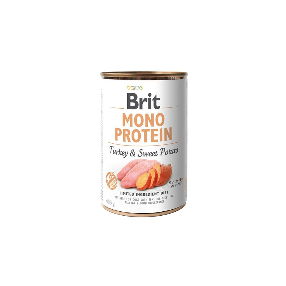 Brit Mono Protein Turkey & Sweet Potato puszka 400g